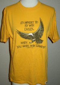 CRAZY SHIRTS HAWAII - Fly with Eagles Tshirt Vintage 1980